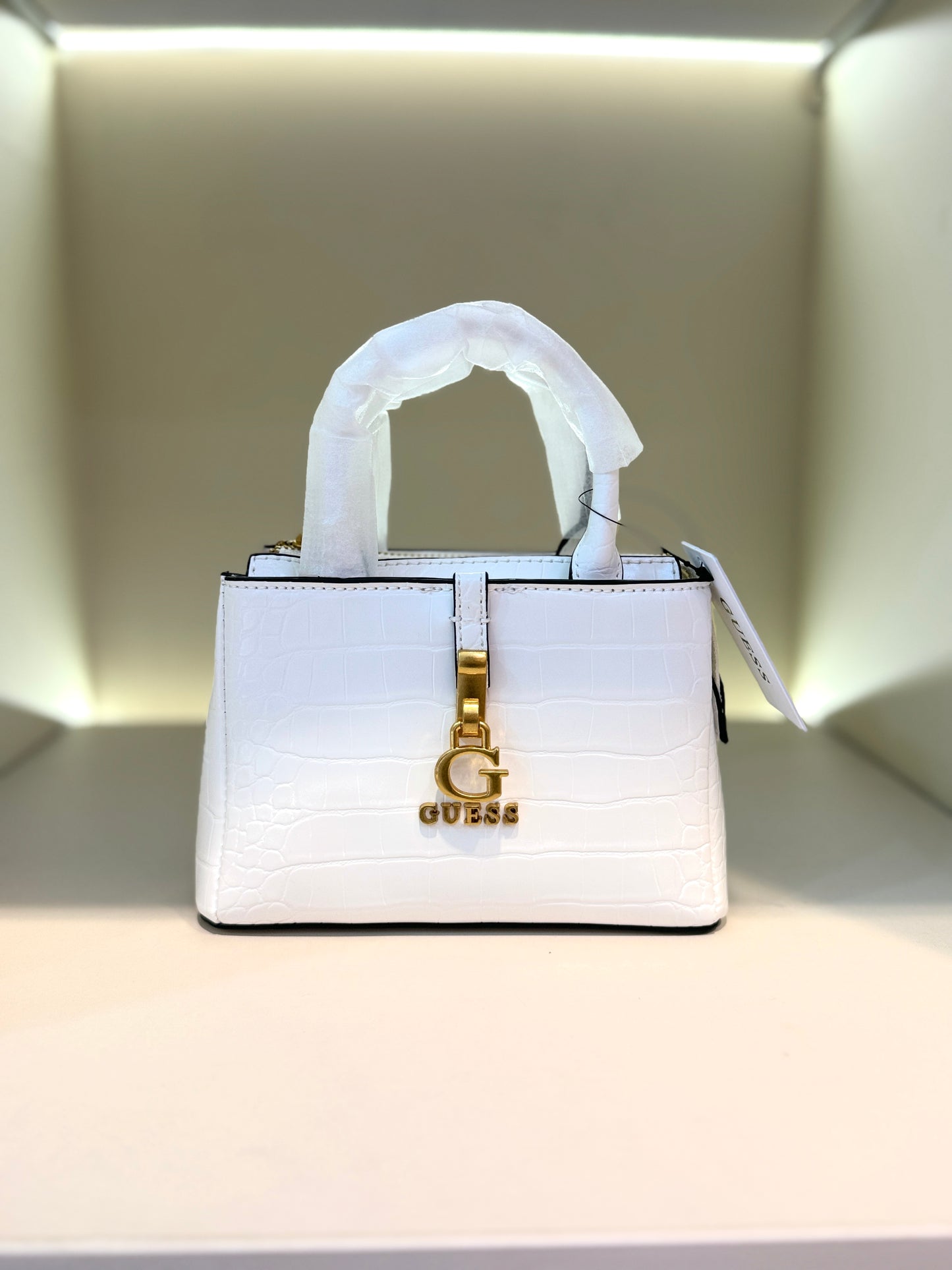 Cartera Guess - James Mini Blanco