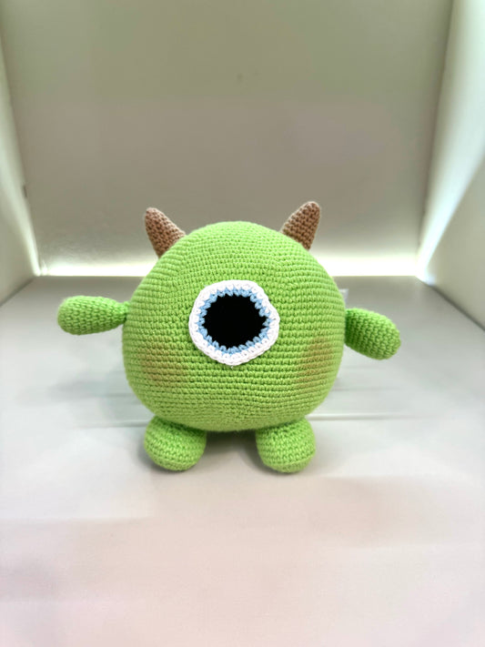 Mike Wazowski tejido Amigurumi