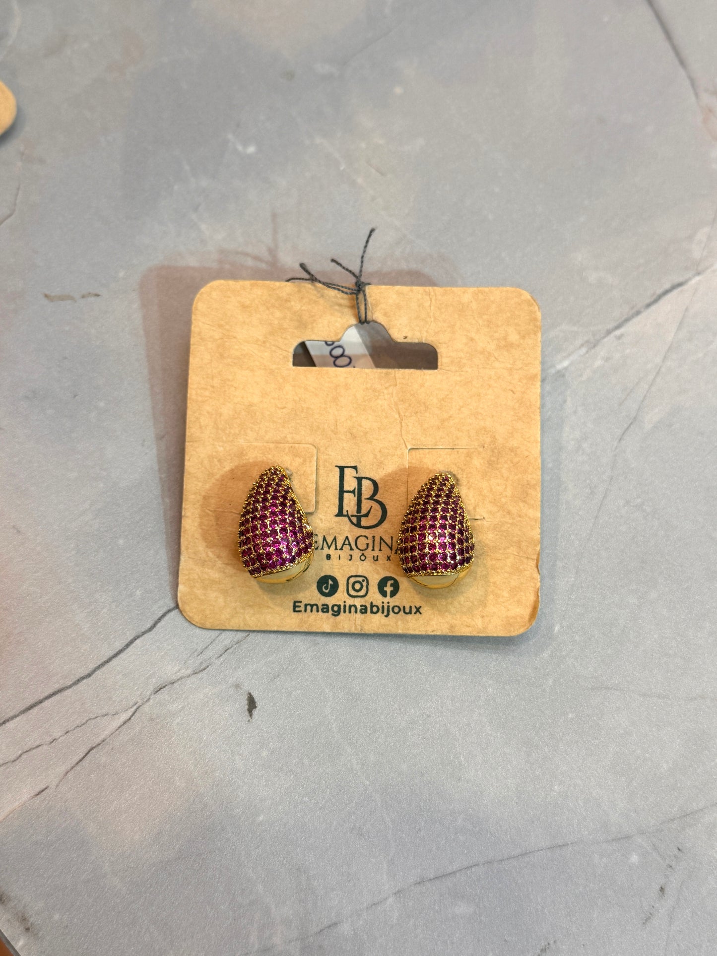 Aretes de Gota estilo Bottega