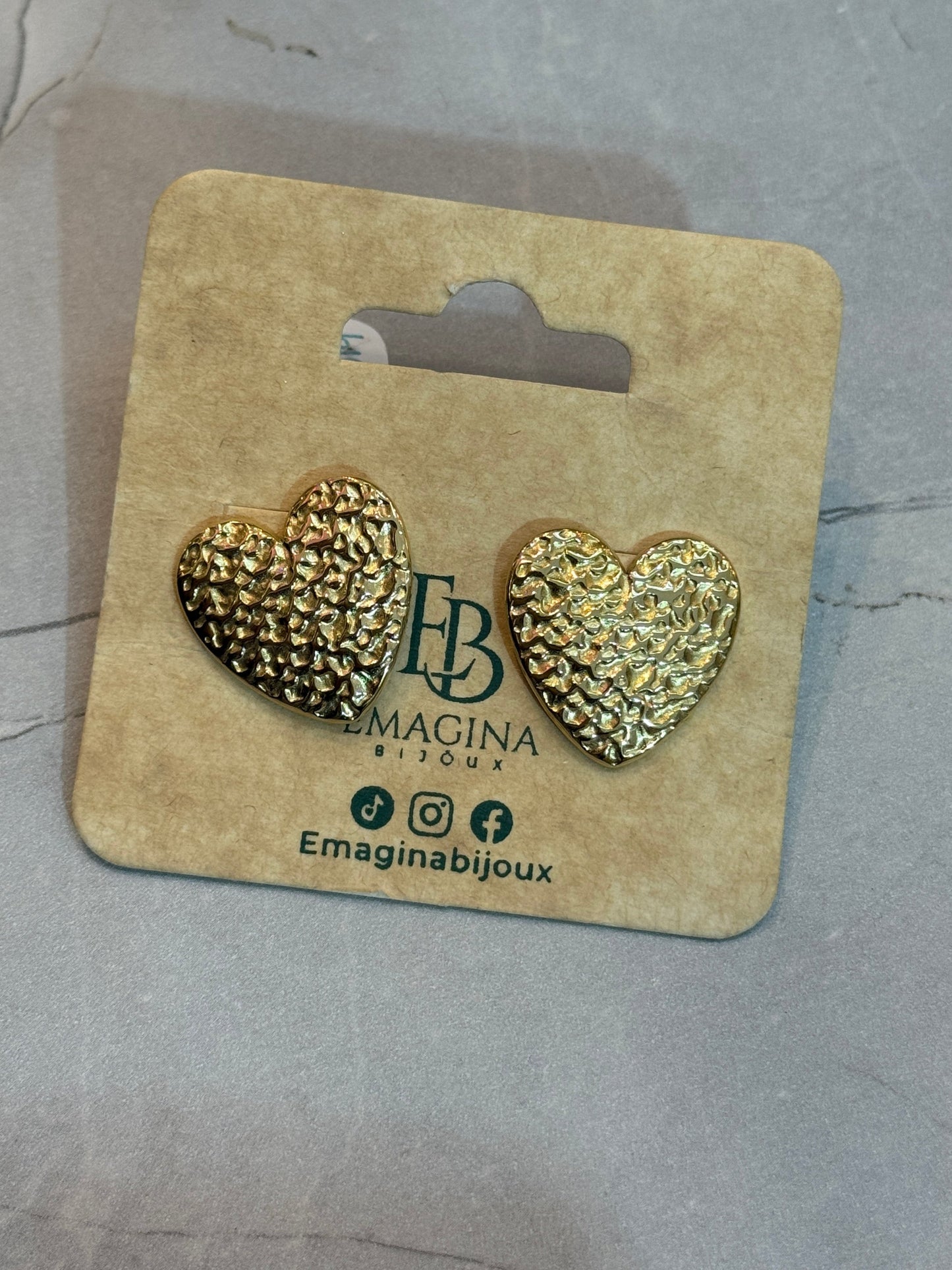 Aretes de corazon