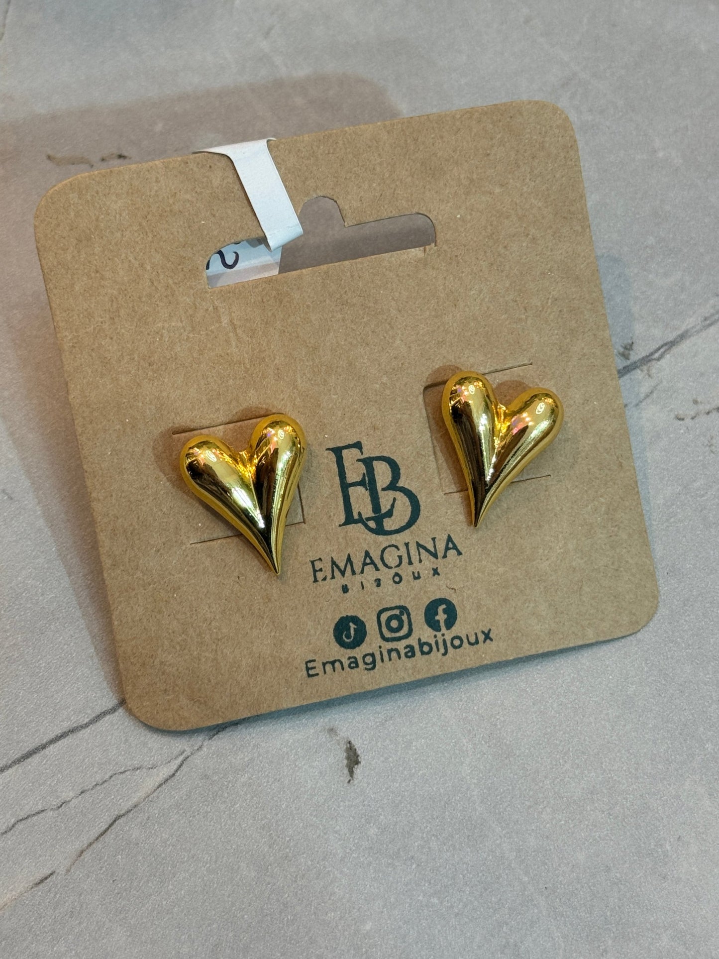 Aretes de corazon